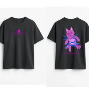 Camiseta Gris-Oversize