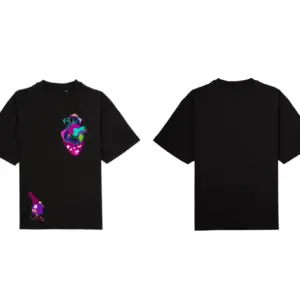 Camiseta Negra-Oversize