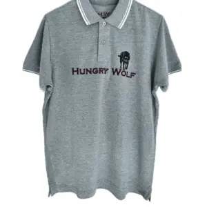 Polo Gris Hombre