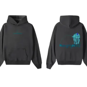 Sudadera Gris-Oversize