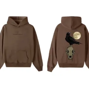 Sudadera Marrón-Oversize
